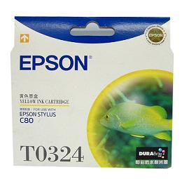 T0324 P Cart for Epson Stylus C80 Yellow Ink Ca
